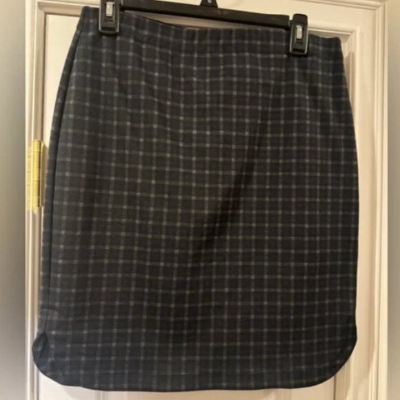 New Women's Max Studio Plaid Mini Skirt - Picture 8 of 11